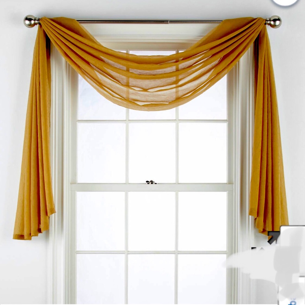 New Window Scarf Drapery